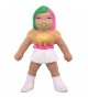 Boneco 14 cm  Super Elastico Dye Branco - Luta Mundial - Stretchapalz - Sunny